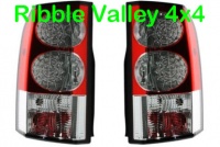 LAND ROVER DISCOVERY 3 & 4 UPGRADE REAR LED TAIL LIGHTS (PAIR) LR036163 LR036165